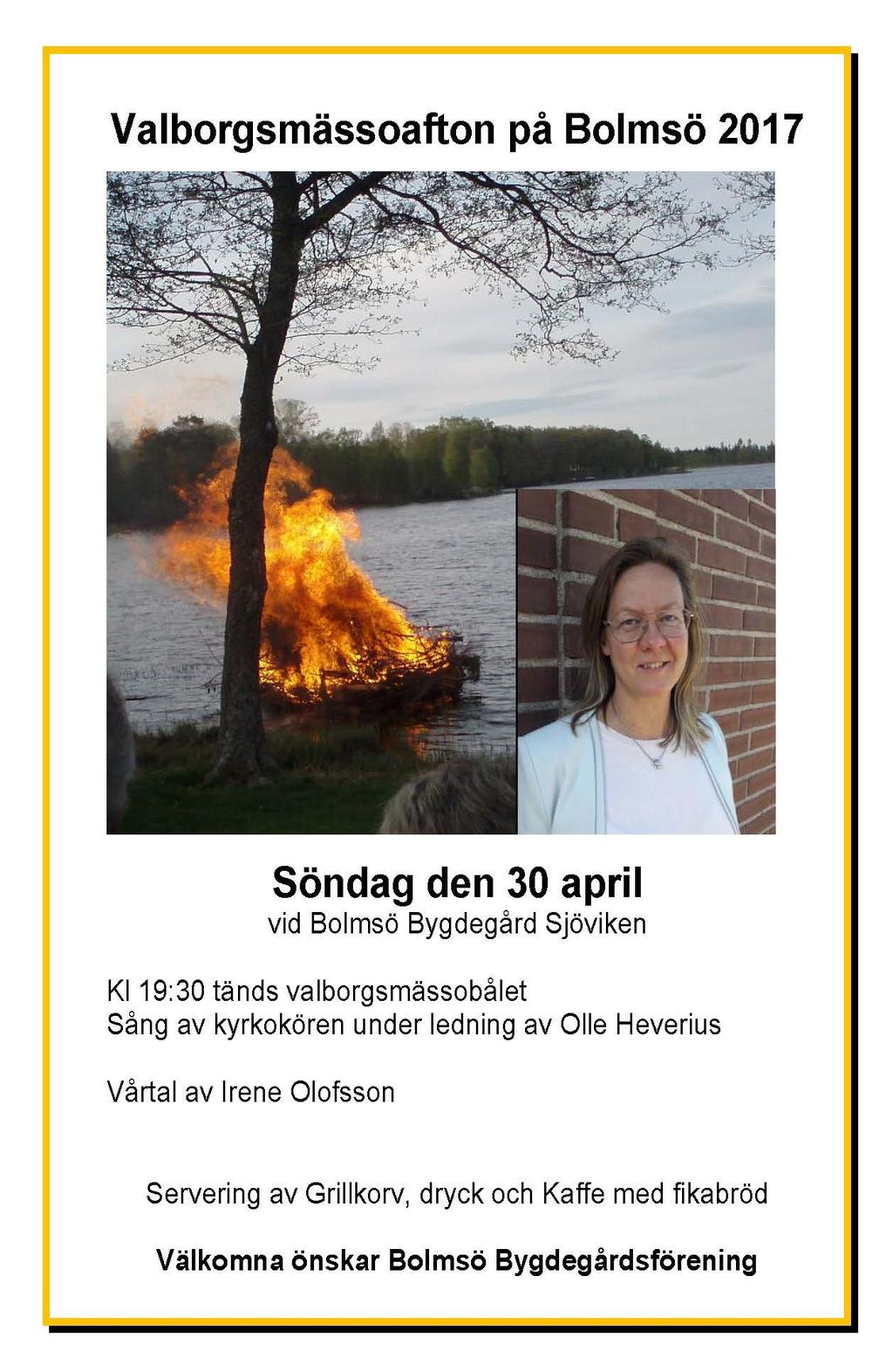 Vi är Bolmsö sockenråd Susanne Ingemarsson, Tjust Lunnagård susanneilund@bolmso.se Ordförande 0372-941 41 Britta Johansson, Boo britt_aj@hotmail.