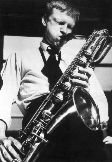 Presentation av musikern, kompositören Gerry Mulligan Quartet med Bob Brookmeyer hade
