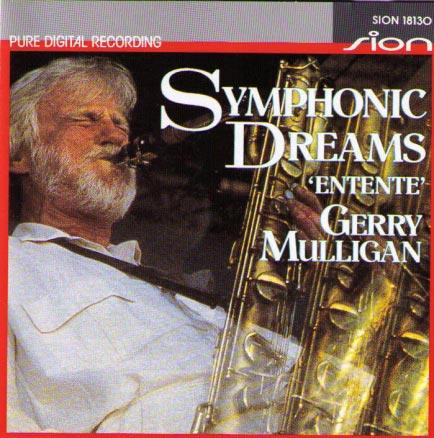 Presentation av musikern, kompositören Gerry Mulligan framförde world-wide Entente och