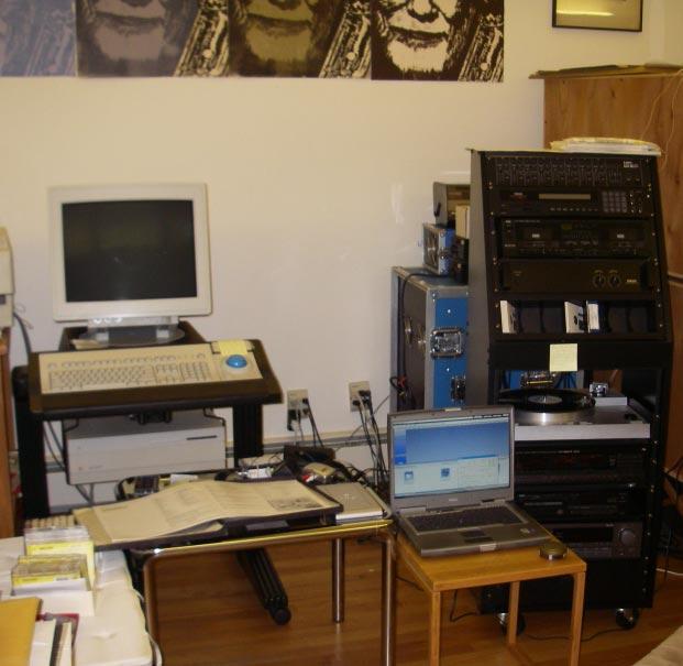 Under tiden, som VHS överförs till DVD, så transfereras LPs och MCs till MusicLab-filer, för att senare i Sverige