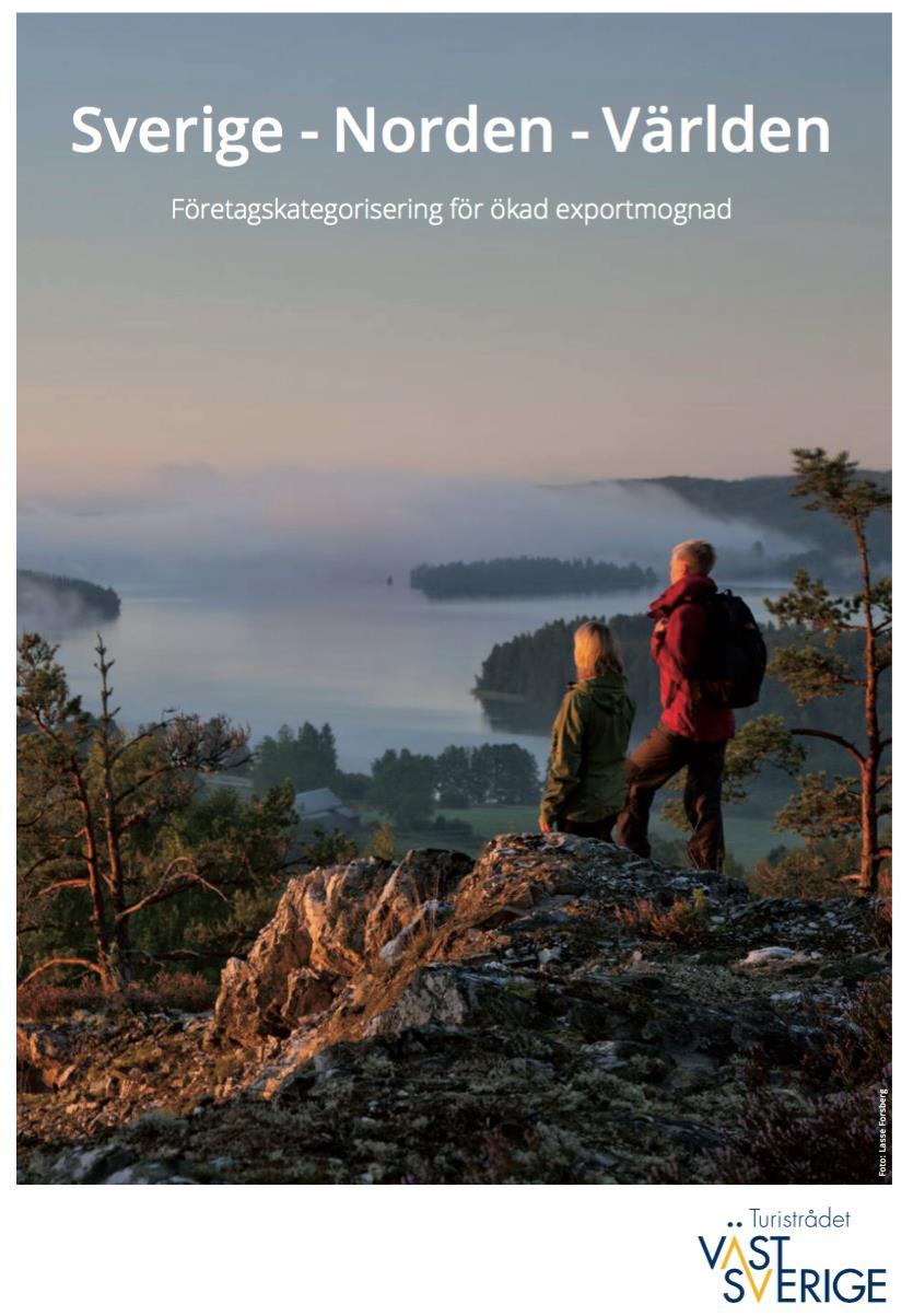 Så här gör vi i Västsverige. Turistorganisationerna rapporterar in status på besöksnäringsaktörerna till Turistrådet Västsverige inkluderat kartpositionering, inriktning, nivå exportmognad etc.