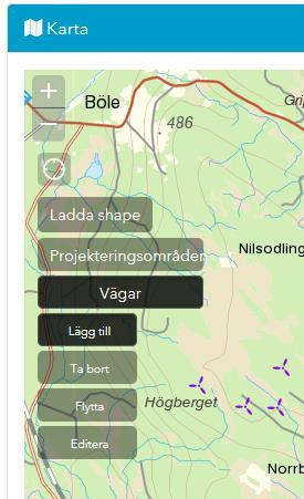 Vindbrukskollen allt eftersom ägarförhållandena förändras. För att kunna byta ägare måste man vara inloggad på det projekteringsområde som ska byta ägare.