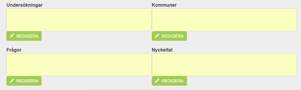 undersökningar, kommuner, frågor och nyckeltal går man in under