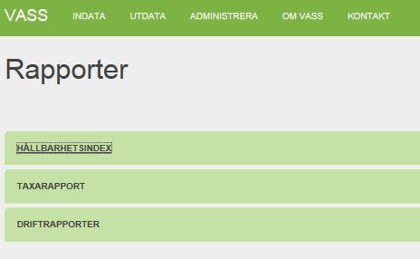 4.5 Ladda ner rapporter Här finns färdiga rapporter med diagram eller tabeller samt underlag till