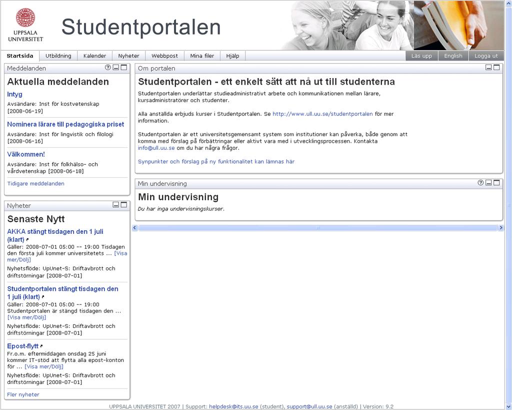Grundläggande navigering Övning 1: Hjälpfliken 1. Klicka på fliken Hjälp och titta på vilken typ av information som finns där. 2. Läs stycket om Funktioner i Menyfönstret.