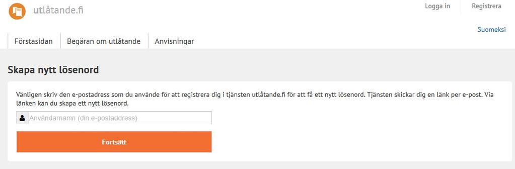 6 Sidan Min profil Sidan Min profil öppnas för inloggade användare genom att klicka på det egna namnet i sidans övre högra hörn.