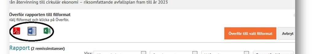 utan att logga in i tjänsten. Öppna begäran om utlåtande och klicka på fliken Utlåtanden från remissinstanser.