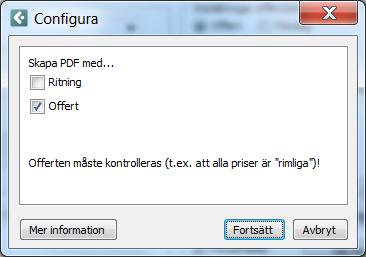(dessa funktioner har flera brister) Följande tre alternativ: Spara som PDF, Förhandsgranska och Skriv ut öppnar samma dialog, markera de alternativ som önskas och markera sedan
