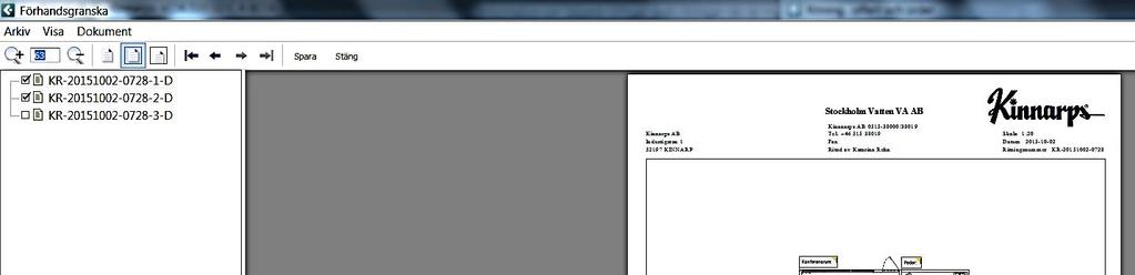 Configura bifogar inritade utskriftsramar som innehåller produkter och lägger dessa i en lista som förvalda utskriftsramar att bifoga när ordern mailas till orderdatabasen.