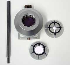 Beställningsnr: 4 050 3778 Hållare för runda preparat För preparat som är 6, 5 eller 5 mm i diameter, med adapter, med 3