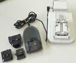6 Valbara tillbehör RM CoolClamp Bild 9 Elektriskt kyld universalkassettklämma med adapter för HistoCore rotationsmikrotomer.