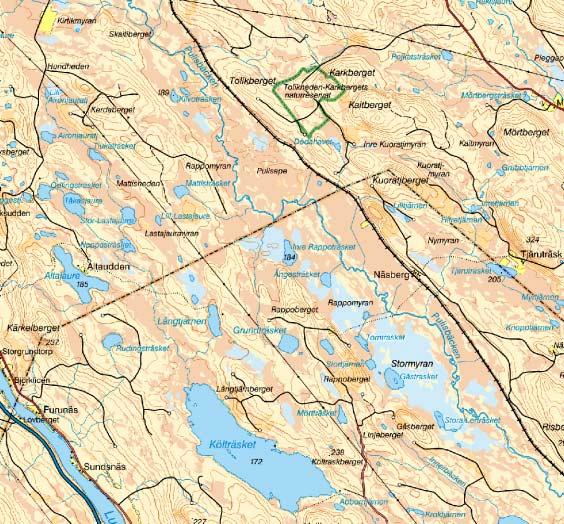 BILAGA B Rappomyrans naturreservat Skötselkarta Skala 1:80