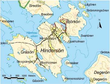 HINDERSÖN/NORRISUNDET Plats Inventering av två ängs- och hagmarksobjekt, dels vid Norrisundet och dels vid Östigården.