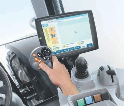 Auto Fält hanterar både motorvarv och transmission för optimal prestanda och ekonomi för tillämpningar med kraftuttag och dragkraftsarbete.