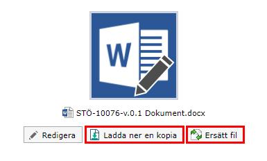 SaveToServer är en funktion för att automatiskt ladda ner och påbörja redigeringen av ett dokument i CANEA ONE. Efter redigering av dokumentet får användaren frågan om ändringarna skall sparas.