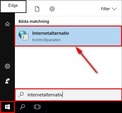 Lösningsåtgärd Internet Explorer 11: Gå till ditt CANEA ONE system i webbläsaren.