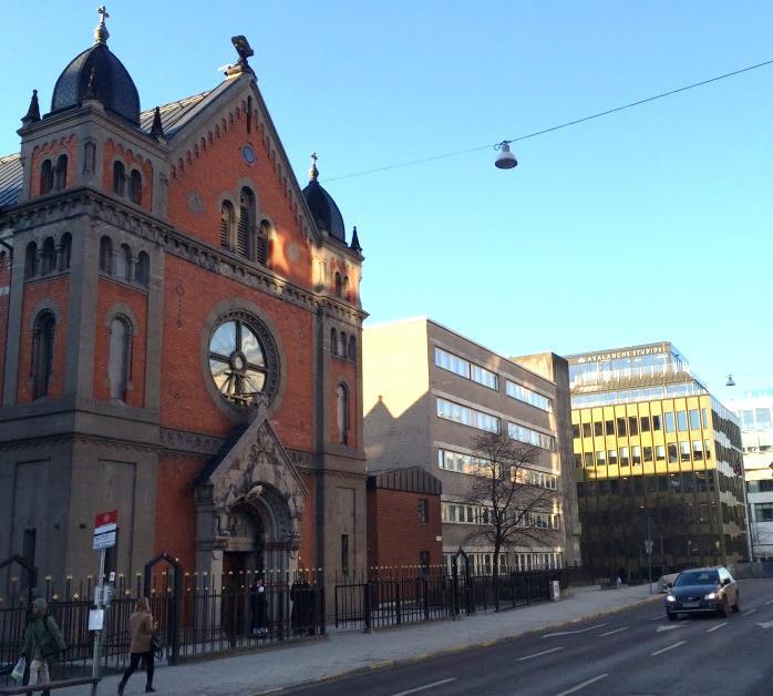 Folkungagatan sett från öster,