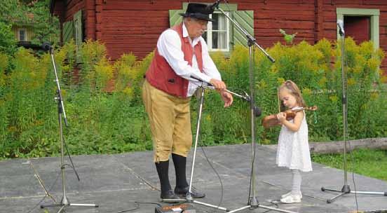 utomhusscenen i det fina vädret Det ska