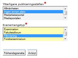 Börja med att välja språk och fyll sedan i alla obligatoriska fält, de som har en röd