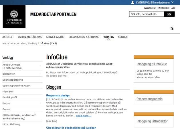 Öppna en ny flik i webbläsaren och skriv kurswebb.gu.se i adressfältet.