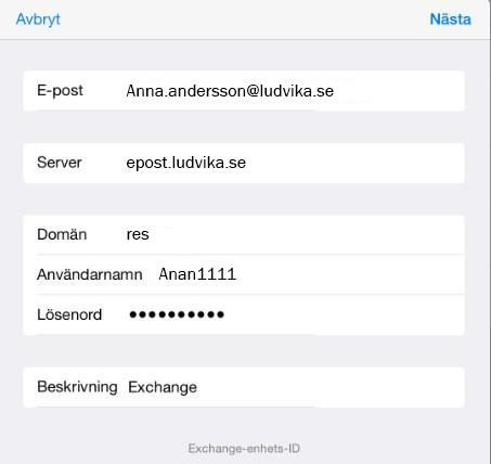 För att inaktivera någon funktion drar du i reglaget åt vänster.