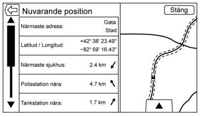 Navigeringsröstpreferenser Peka på listposten Navigeringsröstpreferenser (i förekommande fall) för att justera följande röstinställningar:. Voice Prompts (Röstmeddelanden) På/Av. Röstvolym.