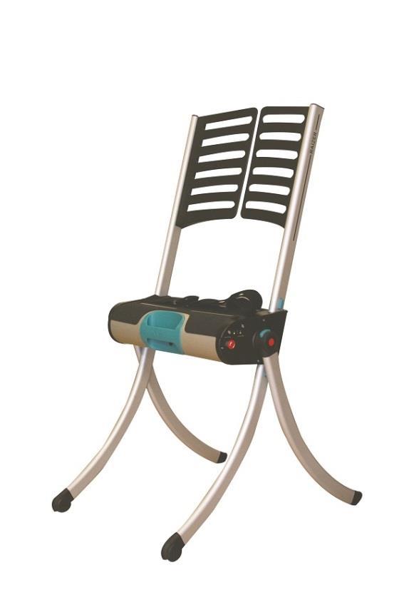 Raizer är en batteridriven lyftstol som hjälper en liggande person upp till nästan stående ställning på några