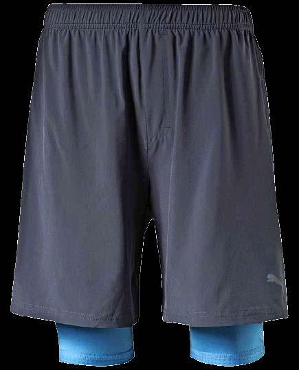 Sayskys hybridshorts är designade efter den vanligaste löparkroppens anatomi. Shortsen är smala och korta, och sitter perfekt på ett par tunna löparben.