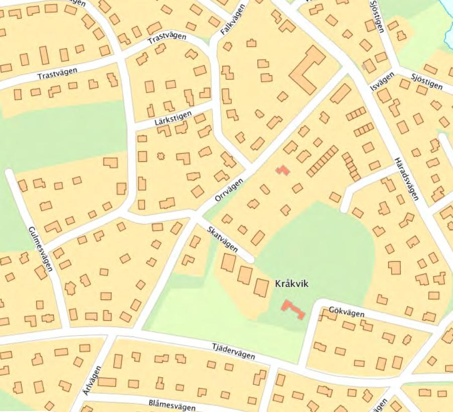 TJÄNSTEUTLÅTANDE KOMMUNSTYRELSENS FÖRVALTNING 2018-10-29 KS-2018/73 3 (6) I dagsläget parkerar fordon längs Orrvägens sida med jämna nummer.