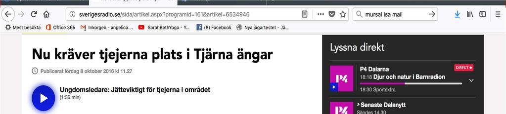 När något har hänt -