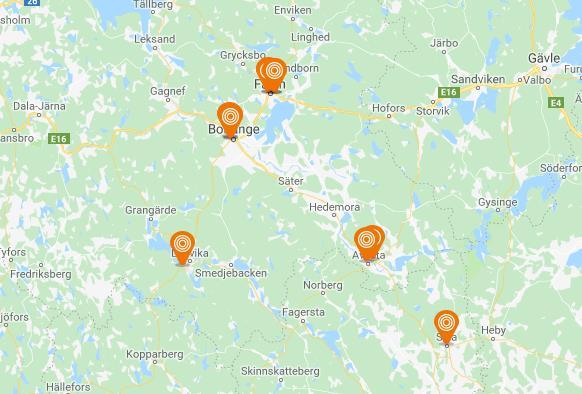 HANDELSPLATSER I MARKNADSOMRÅDET 30 Handelsplats Kommun Total omsättning Norra Backa Borlänge 1 554 Kupolen Borlänge 1 194 Dalregementet Falun 681 Handelsplats Dalahästen Avesta 455 Bergströms