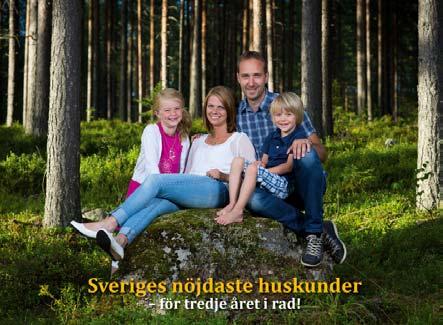 Hela produktionen och leveransen av husmodulerna sker under torra förhållanden och genom vårt byggsystem byggs huset upp och kommer under tak inom två till tre dagar.