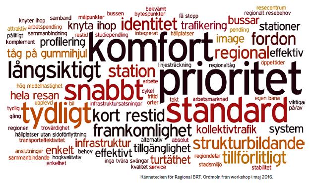 BRT förknippas med: Den första referensen är till OECDs rapport Territorial Reviews, Småland Blekinge, Sverige från 2012 medan den andra är till