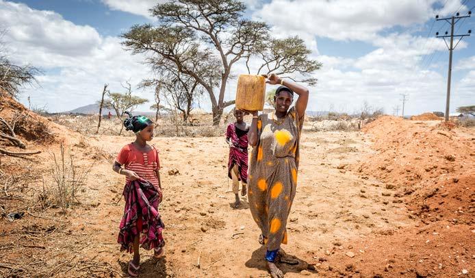 miljoner som saknar tillgång till rent dricksvatten. Det är den största humanitära katastrofen i världen. Det senaste året har Röda Korset bistått 3 miljoner människor med rent vatten.