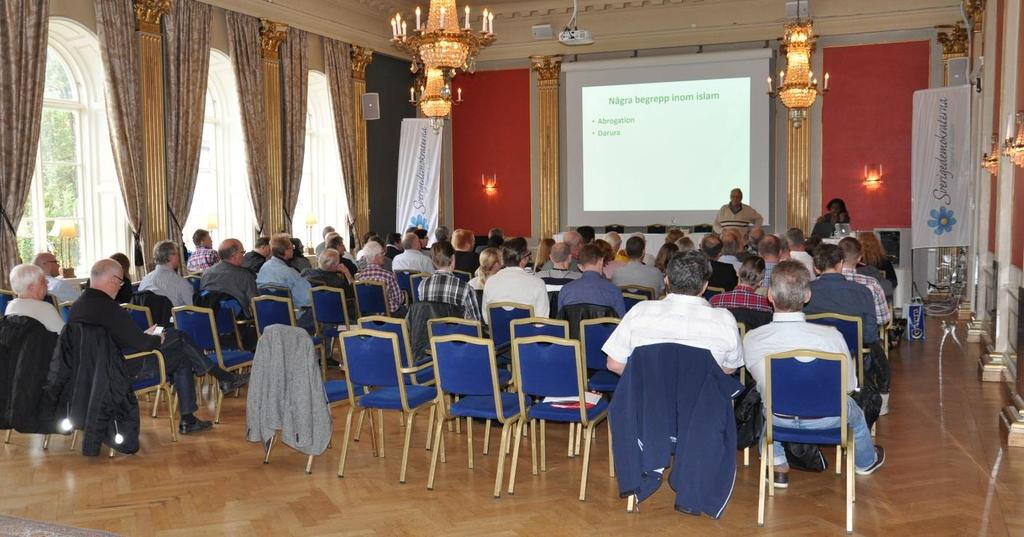 Föreläsning i Växjö Lördagen den 24 oktober arrangerade Distrikt Syd ett seminarium i Växjö som behandlade Islam. Islam är inte bara en religion. Islam vill styra våra liv på alla plan.