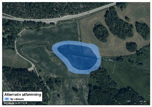 Balingsholmsån Vattenverksamhet - MKB Ågestasjö n Figur 2. Alternativt förslag för utformning av åtgärder vid Balingsholmsån 2.4.