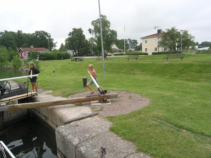 2011-07-02 Samma rutiner, snabbt loss i land när Canal i Skottland.