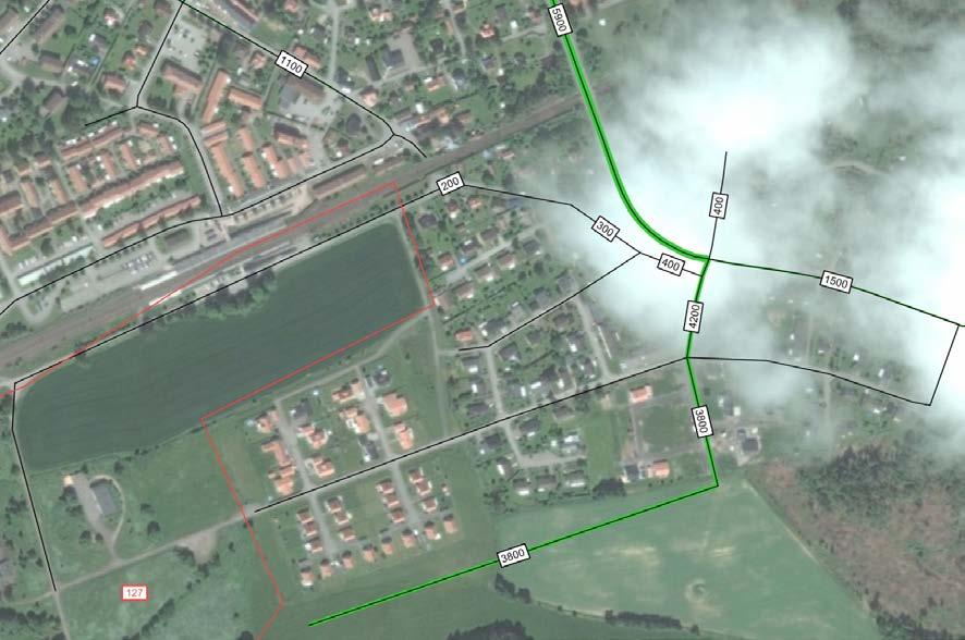 5.3 Trafikmatning via ny uppsamlingsgata Idrottsvägen är den gata som på bästa sätt kan omvandlas till en uppsamlingsgata med högre kapacitet.