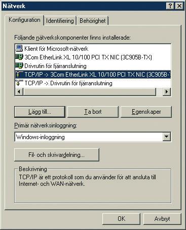 Du har nu gjort samtliga nödvändiga inställningar för Windows XP. Du är även klar med installationen av ditt ADSL modem.