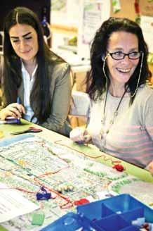 Modellen hade en central