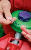 LOADING CAPACITY Nylon line round type 2.4 mm > up to 10 mt Nylon line round type 3.