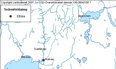 Fångst öring per 1 m 2 i Imälven +öring >+öring Antal 3 25 2 15 1 5 1987 1993 1994 1999 24 26 Resultat från elfisket år 26 jämfört med tidigare år.