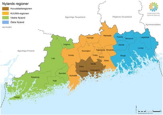 Exemplet Nyland Luomme itsehallinnollisen Uudenmaan Vi