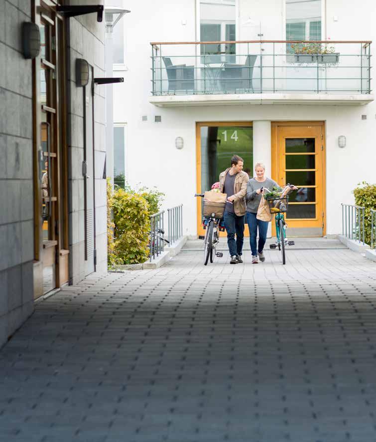 ANSVARSFULL FÖRVALTNING Foto: Ulf Huett Nilsson, Johnér Bildbyrå AFA Försäkring äger 50 procent av Grön Bostad, som har bostadshus med genomtänkta gröna lösningar.