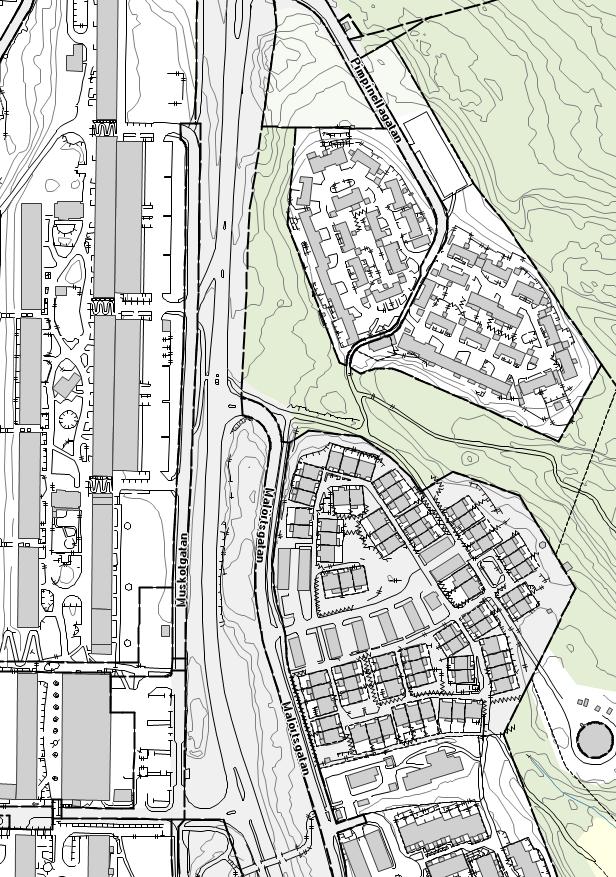 Detaljkarta Bilaga 1 till tjänsteutlåtande
