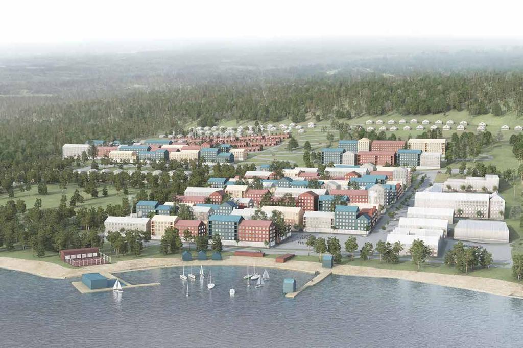 Annerstaden, Östersund I ÖSTERSUND HAR CERNERA under våren 2017 förvärvat 72 000 kvadratmeter mark inom ett område, i folkmun kallad Knytta, som ska bli en ny stadsdel.