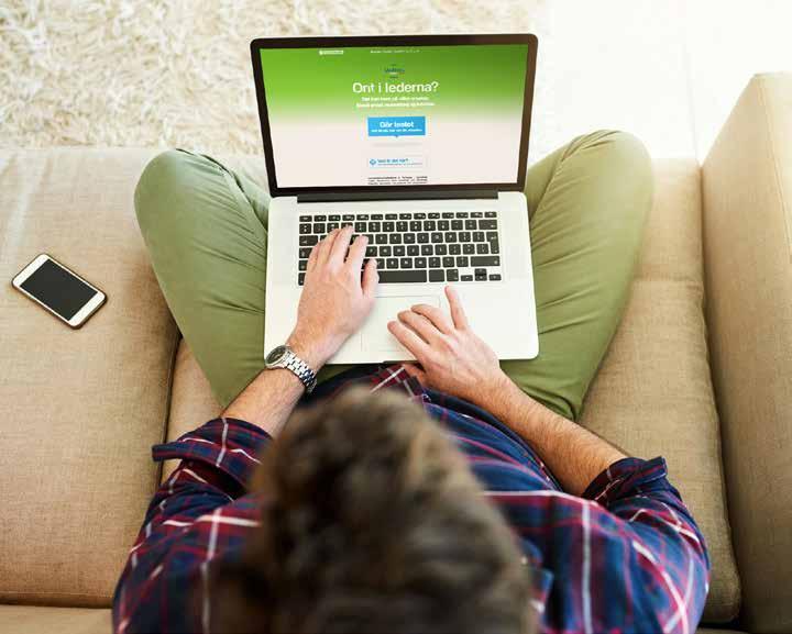 Checktjänst Online screening invånarnytta genom tidig upptäckt Den första digitala checktjänsten som lanserades var för artriter, under namnet ontilederna. nu.