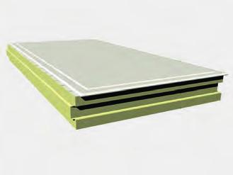 Falsade kanter med överlappande skiva Storlek: - Gipsskiva: 05 x 13 mm (skiva) 119 x 02 mm (effektiv täckning) - Gipsfiberskiv: 00 x 00 mm (skiva) 119 x 59 mm (effektiv täckning) - OSB- och