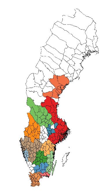 Samverkansområden Samverkansområden Luftvårdsförbundet i Göteborgsregionen Kronobergs luftvårdsförbund Västmanlands läns Luftvårdsförbund Kalmar läns Luftvårdsförbund Dalarnas luftvårdsförbund