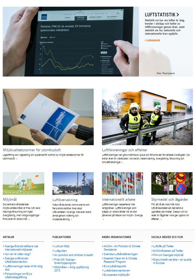 mätstationer (karta) Statistik Regelverk och vägledning Miljömål Övervakning EU och